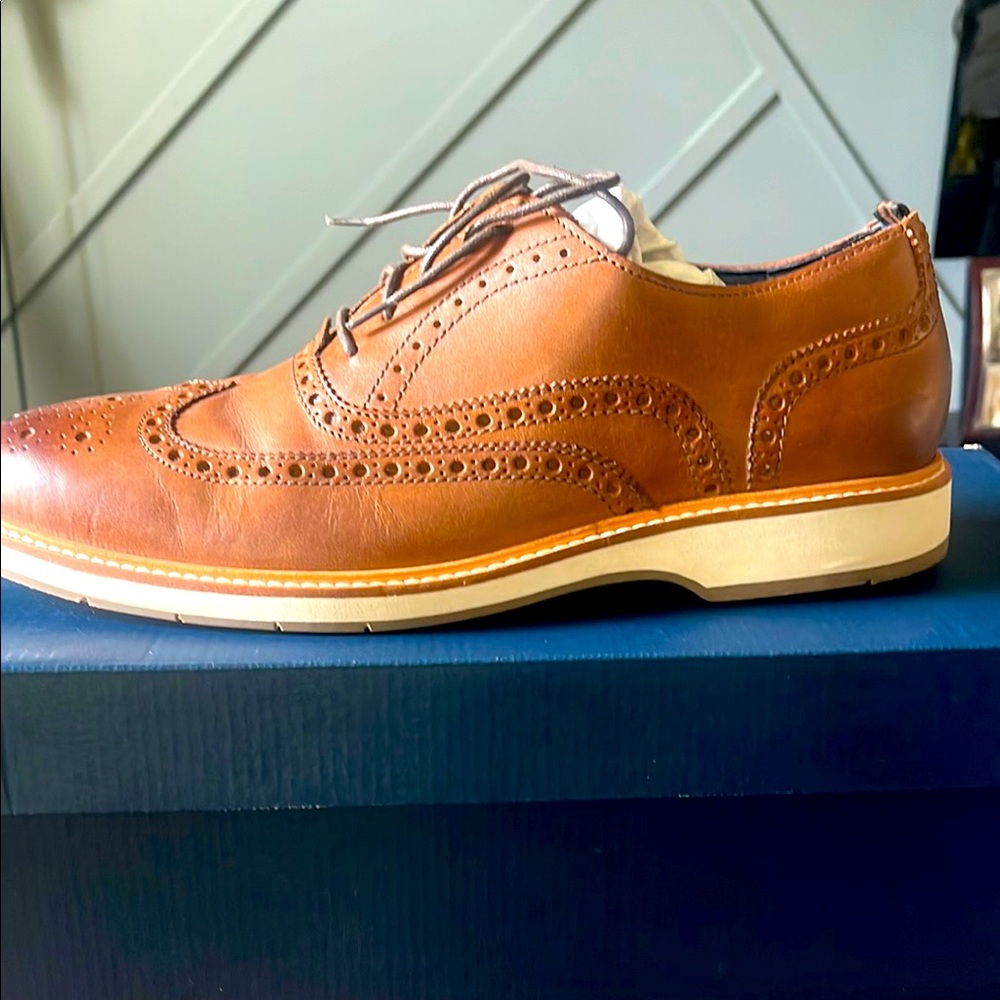 Men's Brown Leather Dress Shoes